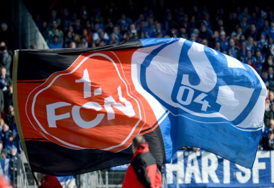 1. FC Nürnberg - FC Schalke 04 Fanfreundschaft Fans