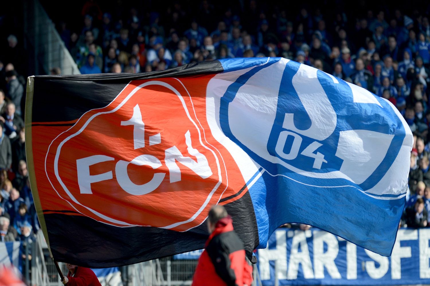 1. FC Nürnberg - FC Schalke 04 Fanfreundschaft Fans