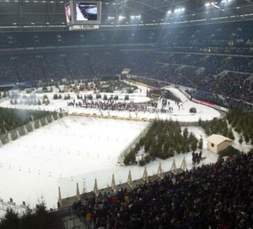 World Team Challenge - Biathlon auf Schalke.