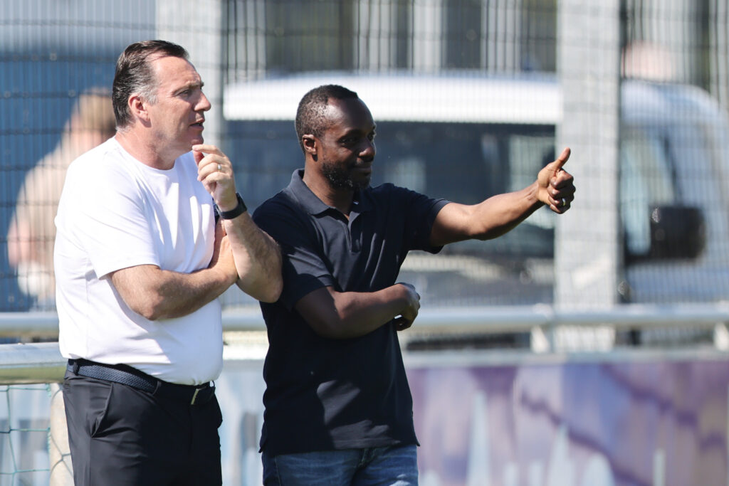 Marc Wilmots und Ben Manga