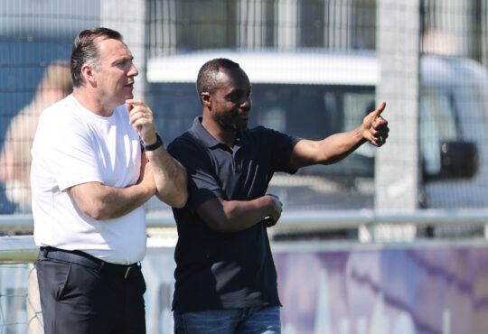 Marc Wilmots und Ben Manga