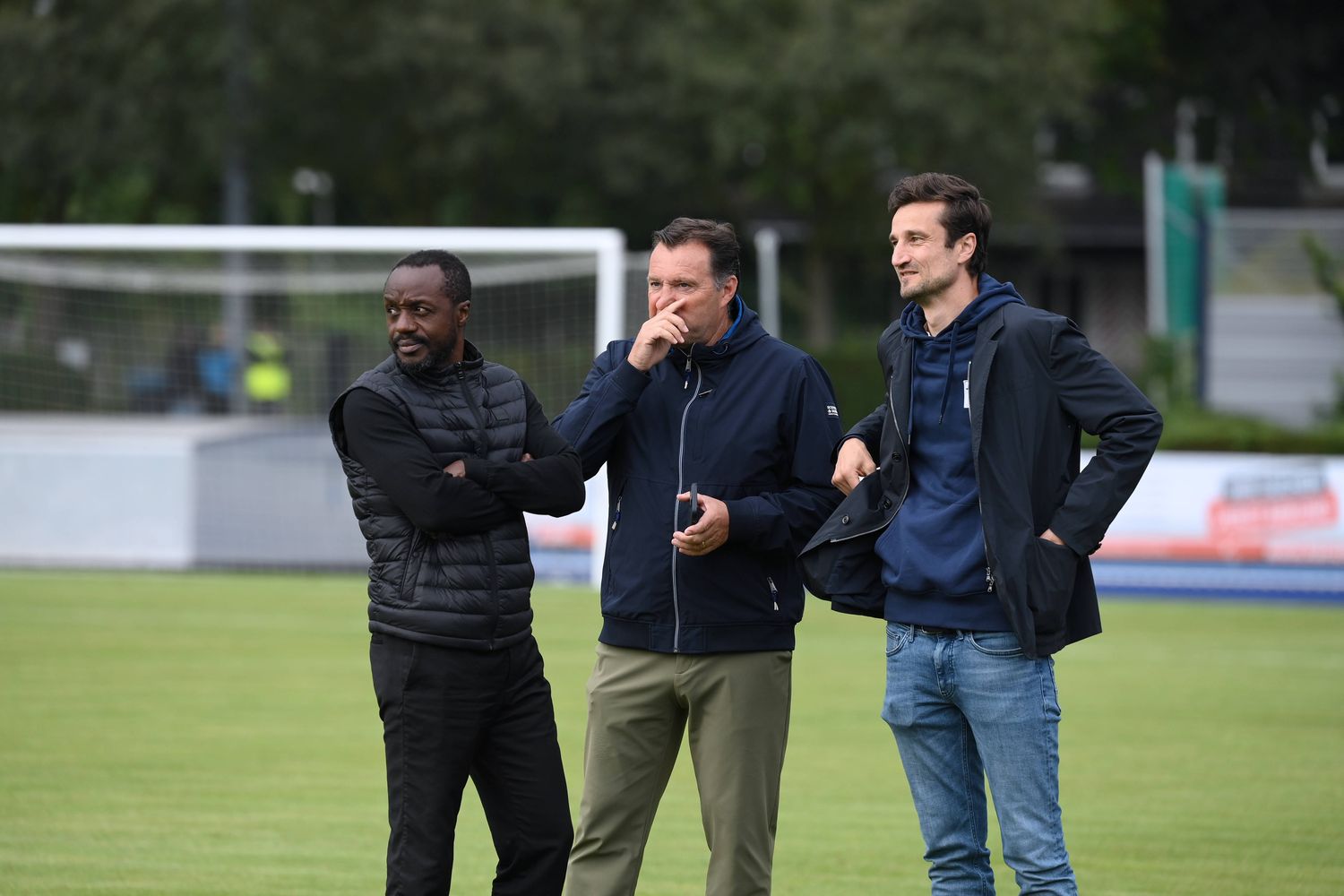 Marc Wilmots und Ben Manga