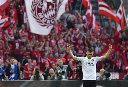 Ante Rebic mit Eintracht Frankfurt im DFB-Pokalfinale 2018 gegen Bayern München.