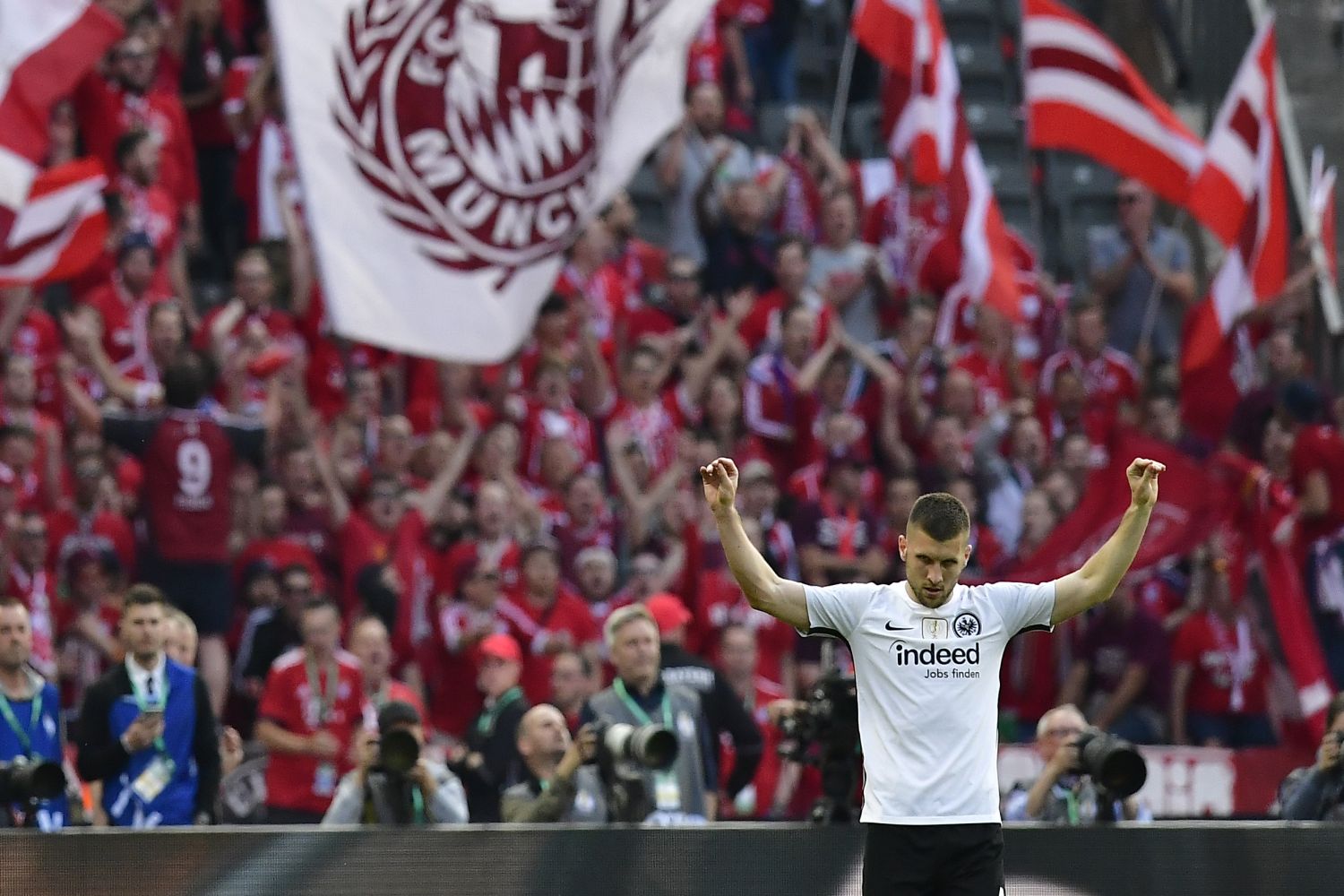 Ante Rebic mit Eintracht Frankfurt im DFB-Pokalfinale 2018 gegen Bayern München.