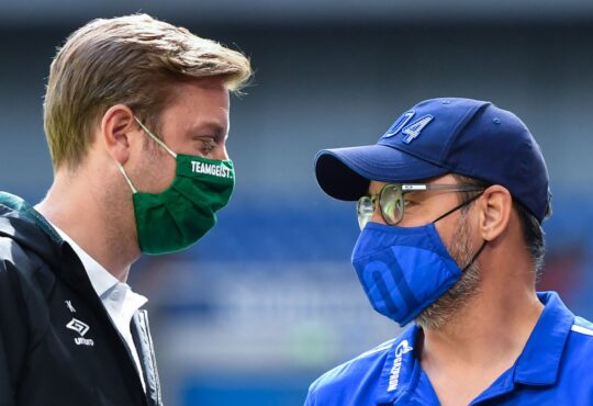 Florian Kohfeldt und David Wagner.