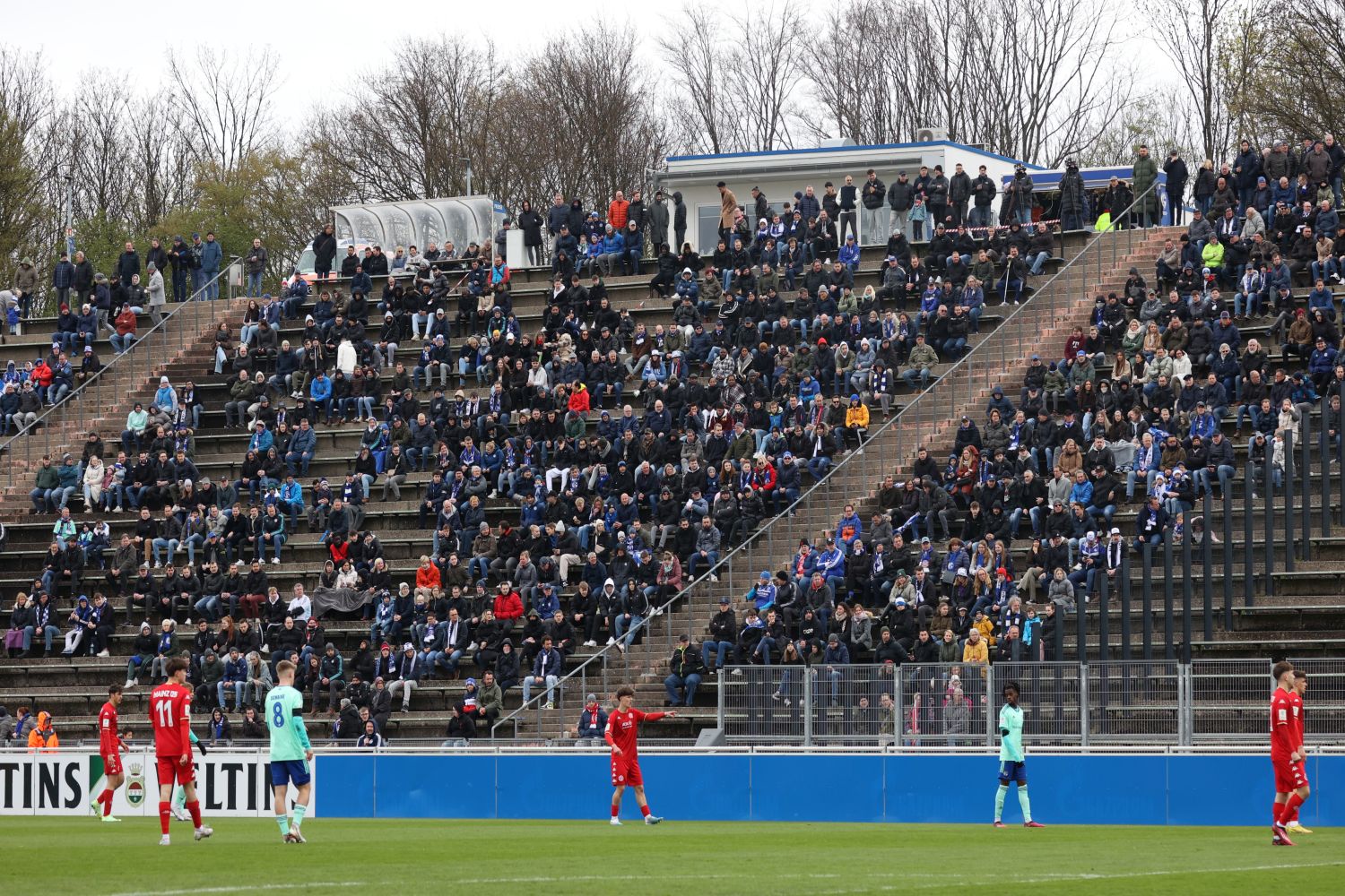 Parkstadion des FC Schalke 04 II in Gelsenkirchen.