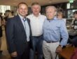 Olaf Thon, Klaus Fichtel und Diethelm Ferner beim Länderspiel Deutschland - Ungarn in der Veltins-Arena.