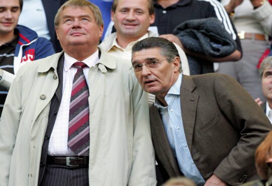 Josef Schnusenberg und Rudi Assauer