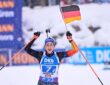 Franziska Preuß startet beim Biathlon auf Schalke.