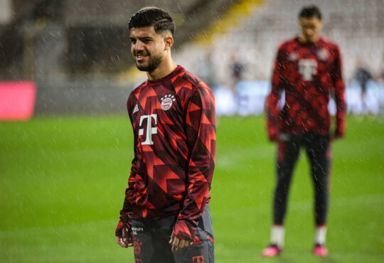 Regionalliga Bayern FC Bayern Muenchen II - SpVgg Unterhaching 24.02.2023 Eyuep AYDIN FCB 6 beim warmmachen *** Regionalliga Bayern FC Bayern Muenchen II SpVgg Unterhaching 24 02 2023 Eyuep AYDIN FCB 6 warming up Copyright: xBEAUTIFULxSPORTS/Goldbergx Foto: © IMAGO / Beautiful Sports