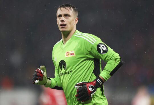 Alexander Schwolow beim 1. FC Union Berlin.