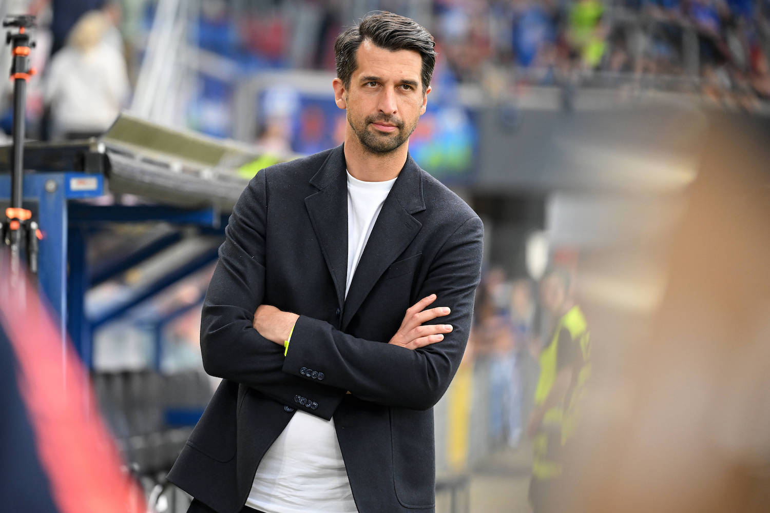 Paderborn, Home Deluxe Arena, 10.05.24, GER, Herren, 2.Bundesliga, Saison 2023-2024, SC Paderborn 07 - Hamburger SV Bild: Sportvorstand Jonas BOLDT Hamburg Only for editorial use DFL regulations prohibit any use of photographs as image sequences and/or quasi-video. NRW Deutschland *** Paderborn, Home Deluxe Arena, 10 05 24, GER, Herren, 2 Bundesliga, Saison 2023 2024, SC Paderborn 07 Hamburger SV Bild Sportvorstand Jonas BOLDT Hamburg Only for editorial use DFL regulations prohibit any use of photographs as image sequences and or quasi video NRW Germany