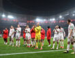 Spieler 1. FC Koeln gestikuliert, gestik waehrend des Spiels im Viertelfinale des DFB-Pokal zwischen Bayer 04 Leverkusen und 1. FC Kˆln in der BayArena am 06. February 2025 in Leverkusen, Deutschland. Foto von Ralf Treese/DeFodi Images Spieler 1. FC Koeln gestures during the DFB-Cup - quarterfinals match between Bayer 04 Leverkusen and 1. FC Koeln at BayArena on February 6, 2025 in Leverkusen, Germany. Photo by Ralf Treese/DeFodi Images DFB / DFL REGULATIONS PROHIBIT ANY USE OF PHOTOGRAPHS AS IMAGE SEQUENCES AND/OR QUASI-VIDEO. Photo by Ralf Treese/DeFodi Images Defodi-521_LEVKOE20250205_073 *** Player 1 FC Koeln gestures, gestures during the DFB Cup quarterfinals match between Bayer 04 Leverkusen and 1 FC Koeln at BayArena on February 06, 2025 in Leverkusen, Germany Photo by Ralf Treese DeFodi Images Player 1 FC Koeln gestures during the DFB Cup quarterfinals match between Bayer 04 Leverkusen and 1 FC Koeln at BayArena on February 6, 2025 in Leverkusen, Germany Photo by Ralf Treese DeFodi Images DFB DFL REGULATIONS PROHIBIT ANY USE OF PHOTOGRAPHS AS IMAGE SEQUENCES AND OR QUASI VIDEO Photo by Ralf Treese DeFodi Images Defodi 521 LEVKOE20250205 073 Defodi-521 DFB / DFL REGULATIONS PROHIBIT ANY USE OF PHOTOGRAPHS AS IMAGE SEQUENCES AND/OR QUASI-VIDEO.