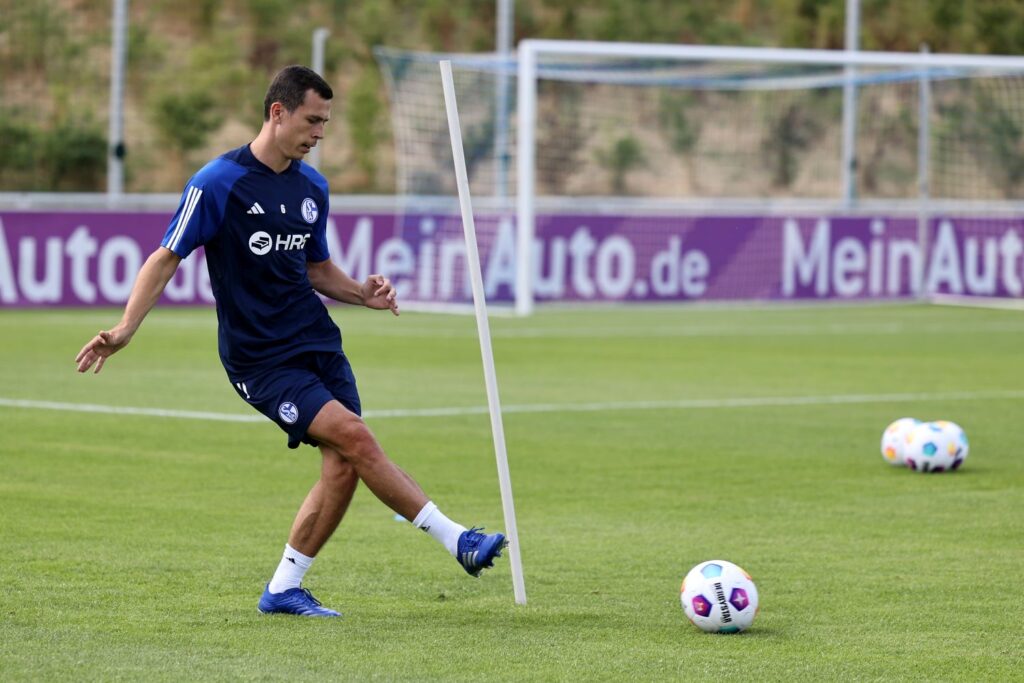 Ron Schallenberg im Training im Parkstadion.
