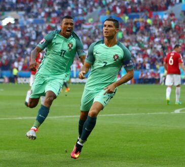 Nani und Cristiano Ronaldo