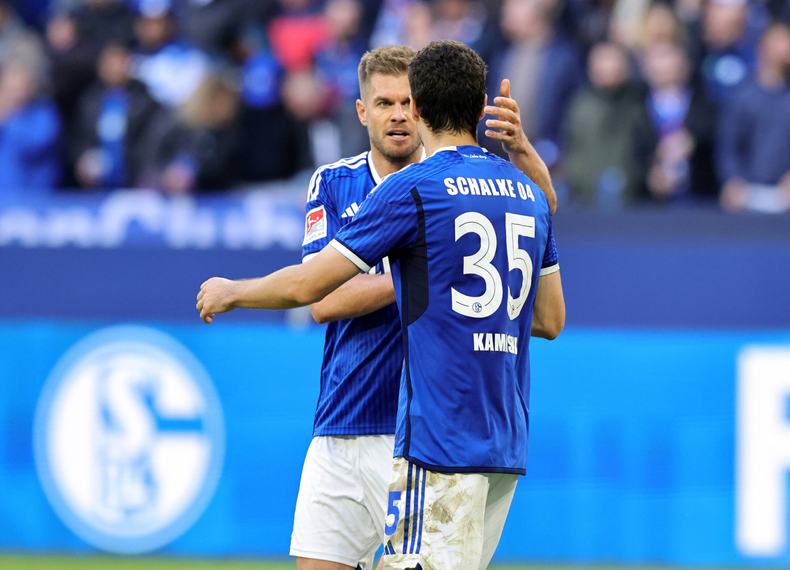 Simon Terodde und Marcin Kaminski