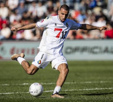 HELMOND, 14-03-2025. GS Staalwerken stadium. Keuken Kampioen Divisie, KKD. Season 2024-2025. Helmond - Telstar. Telstar player Youssef el Kachati durng the match Helmond Sport - Telstar. Helmond Sport - Telstar PUBLICATIONxNOTxINxNED x28611201x Copyright: