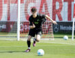 09.04.25 U19 VfB Stuttgart - U19 VfL Wolfsburg Deutschland, Stuttgart, 09.04.2025, Fussball, U19-DFB-Nachwuchsliga, U19 VfB Stuttgart - U19 VfL Wolfsburg: Amar Ibrisimovic VfL Wolfsburg. *** 09 04 25 U19 VfB Stuttgart U19 VfL Wolfsburg Germany, Stuttgart, 09 04 2025, Football, U19 DFB Youth League, U19 VfB Stuttgart U19 VfL Wolfsburg Amar Ibrisimovic VfL Wolfsburg