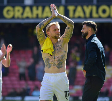 Watford v Plymouth Argyle, UK - 29 Mar 2025 Tymoteusz Puchacz of Plymouth Argyle during Sky Bet Championship Match between Watford and Plymouth Argyle at Vicarage Road Stadium, London on 29 March 2025 London Vicarage Road Stadium Watford England Copyright: xFrankiexOKeeffe/PPAUKx PPA-176482
