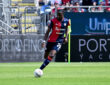 Cagliari s Antoine Makoumbou in action during the Serie A soccer match between Cagliari Calcio and Udinese at the Unipol Domus in Cagliari, Sardinia - Saturday, 3 may 2025. - Soccer PUBLICATIONxNOTxINxITAxFRAxCHN Copyright: x ¬xGianlucaxZuddas/LaPressex