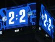 Videowürfel bei Schalke 04 - Hertha BSC in Veltins-Arena