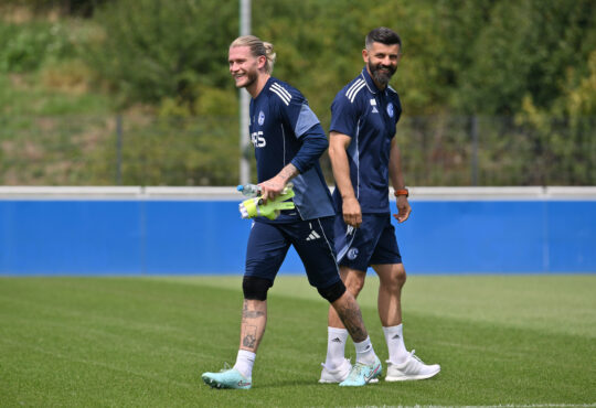 Loris Karius und Miron Muslic