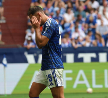 Nikola Katic FC Schalke 04 beim Testspiel Saison 2025/26 FC Schalke 04 - FC Sevilla Copyright: Thomas Pakusch *** Nikola Katic FC Schalke 04 in a test match 2025 season 26 FC Schalke 04 FC Sevilla Copyright Thomas Pakusch