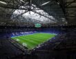 Veltins-Arena über der Nordkurve