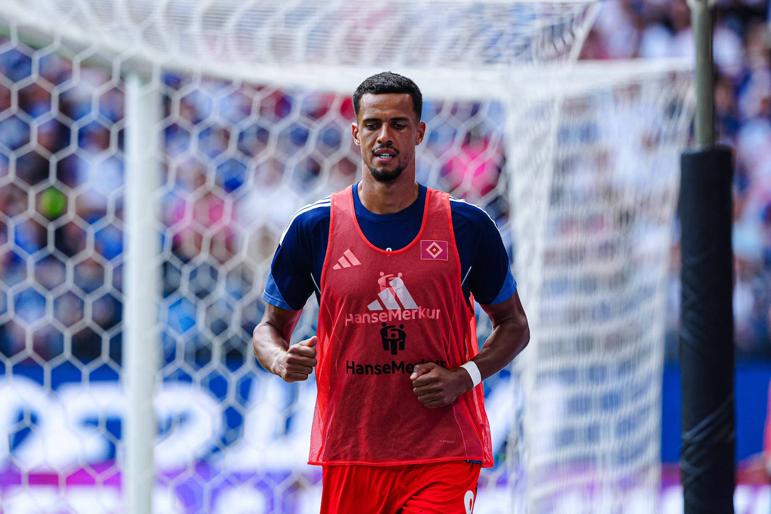 Robert Glatzel Hamburger SV, 09 GER, Hamburger SV vs. Olympique Lyon, Fussball, Testspiel, Saison 2025/2026, 26.07.2025 GER, Hamburger SV vs. Olympique Lyon, Fussball, Testspiel, Saison 2025/2026, 26.07.2025 Hamburg *** Robert Glatzel Hamburger SV, 09 GER, Hamburger SV vs Olympique Lyon, Football, Test match, Season 2025 2026, 26 07 2025 GER, Hamburger SV vs Olympique Lyon, Football, Test match, Season 2025 2026, 26 07 2025 Hamburg Copyright: xEibner-Pressefoto/MarcelxvonxFehrnx EP_MFN