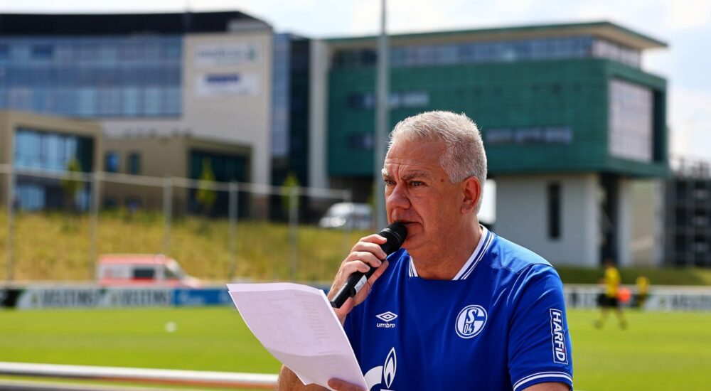 Stadionsprecher Dirk Oberschulte-Beckmann