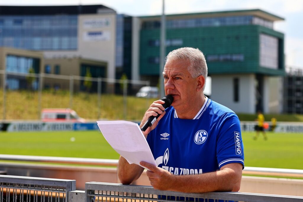 Stadionsprecher Dirk Oberschulte-Beckmann