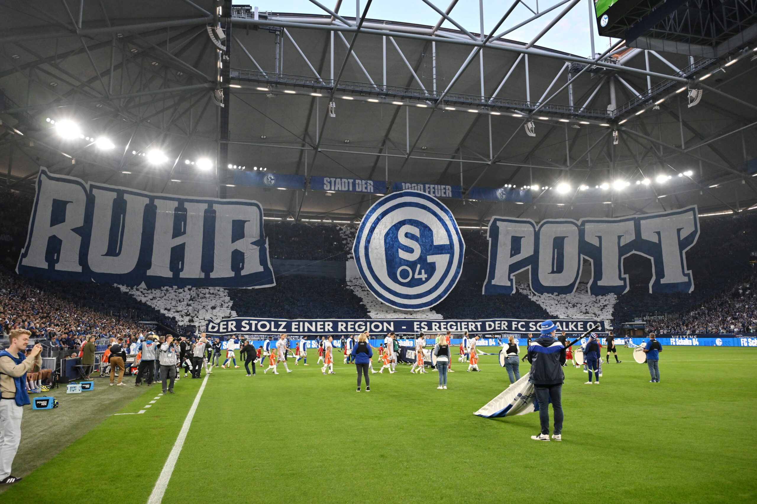 Fanchoreografie der Schalker Ultras