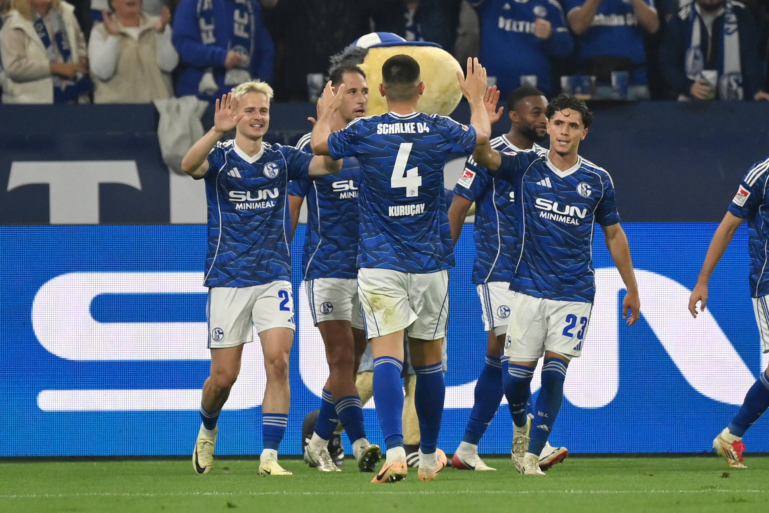 Finn Porath, Nikola Katic, Hasan Kurucay und Soufiane El-Faouzi