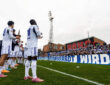 Club Friendly, Dalymount Park, Dublin 11/10/2025 Bohemians vs Schalke 04 The Schalke team applaud fans after the match The Schalke team applaud fans after the match 11/10/2025 PUBLICATIONxNOTxINxUKxIRLxFRAxNZL Copyright: x INPHO/DanxClohessyx DC023734 copy
