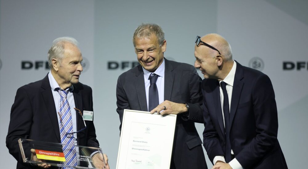 Bernard Dietz, Jürgen Klinsmann, Bernd Neuendorf