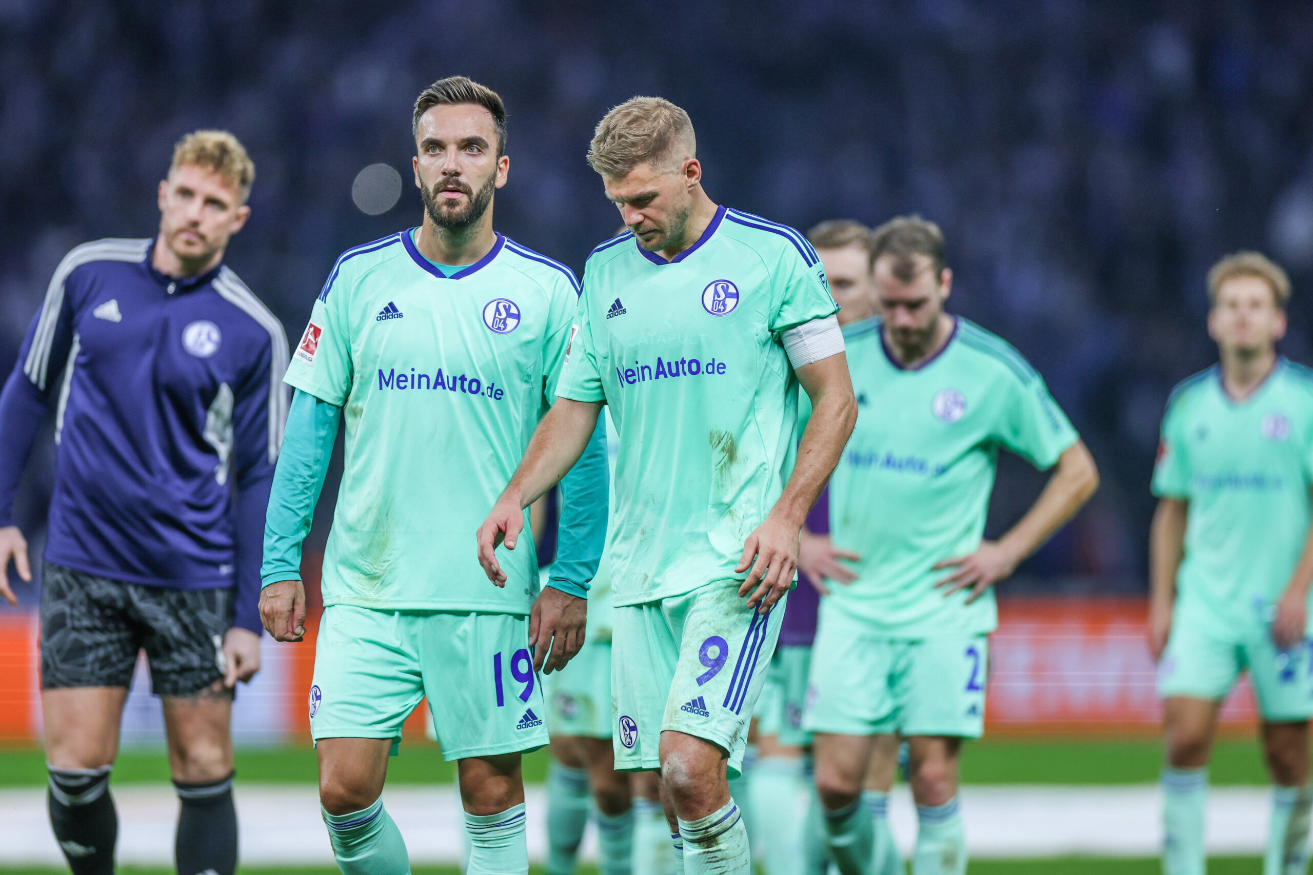 Ralf Fährmann, Kenan Karaman und Simon Terodde
