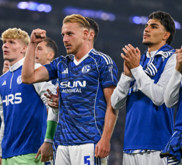 Johannes Siebeking, Timo Becker, Mertcan Ayhan und Max Grüger