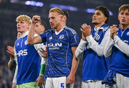 Johannes Siebeking, Timo Becker, Mertcan Ayhan und Max Grüger