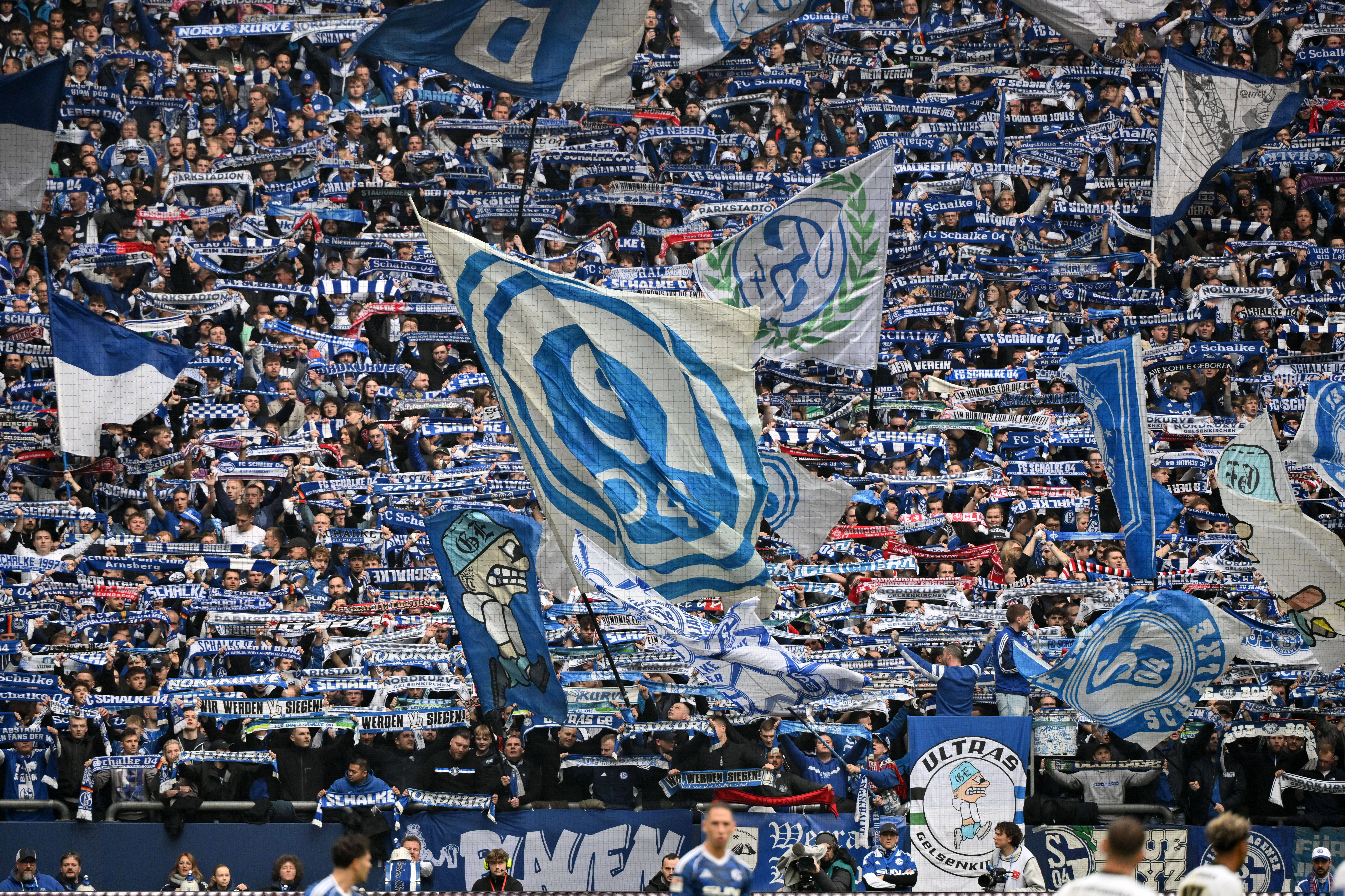 Stimmung in der Schalker Nordkurve
