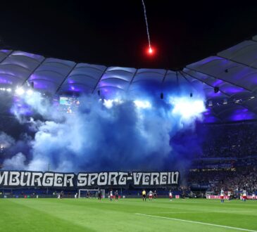 Volksparkstadion Hamburger SV HSV Choreo Fans
