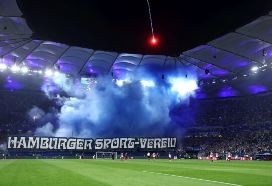 Volksparkstadion Hamburger SV HSV Choreo Fans