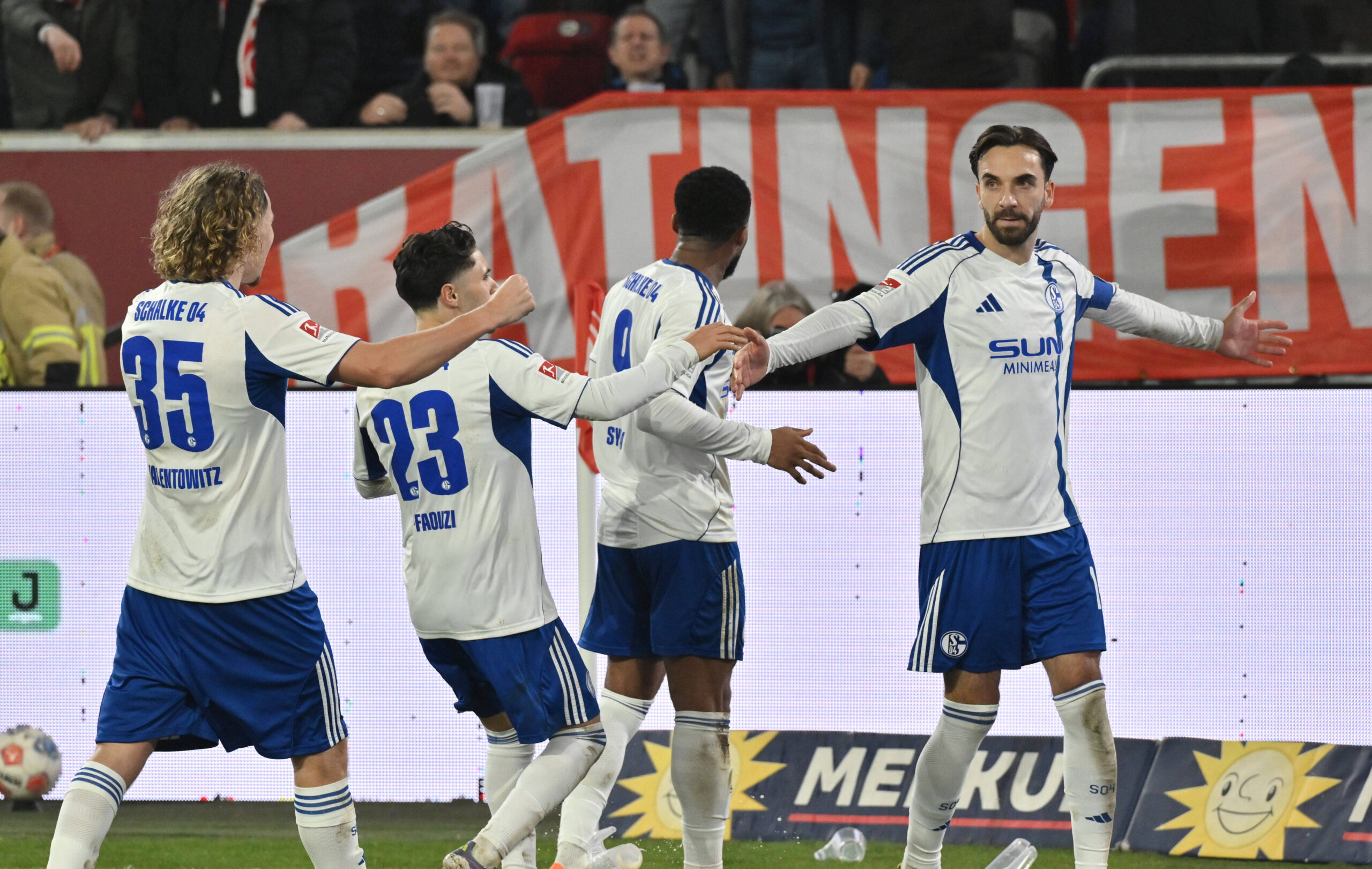 Mika Tom Wallentowitz, Soufiane El-Faouzi, Moussa Sylla und Kenan Karaman