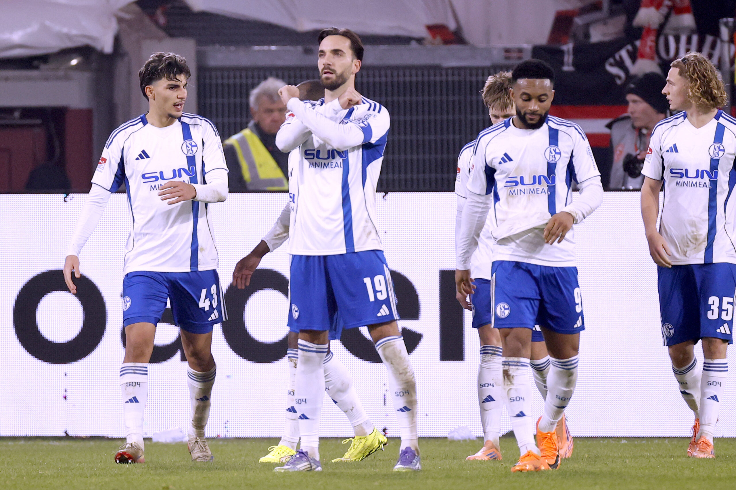 Mertcan Ayhan, Kenan Karaman, Moussa Sylla und Mika Tom Wallentowitz