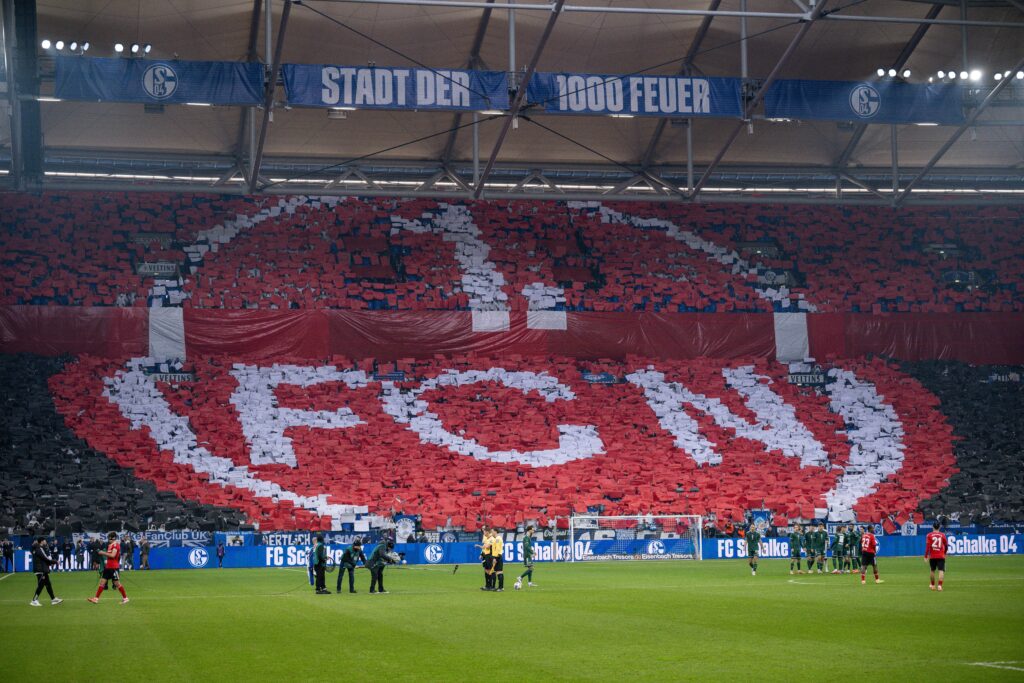 FC Schalke 04 - 1.FC Nürnberg, Fanchoreo FC Schalke 04 Nordkurve