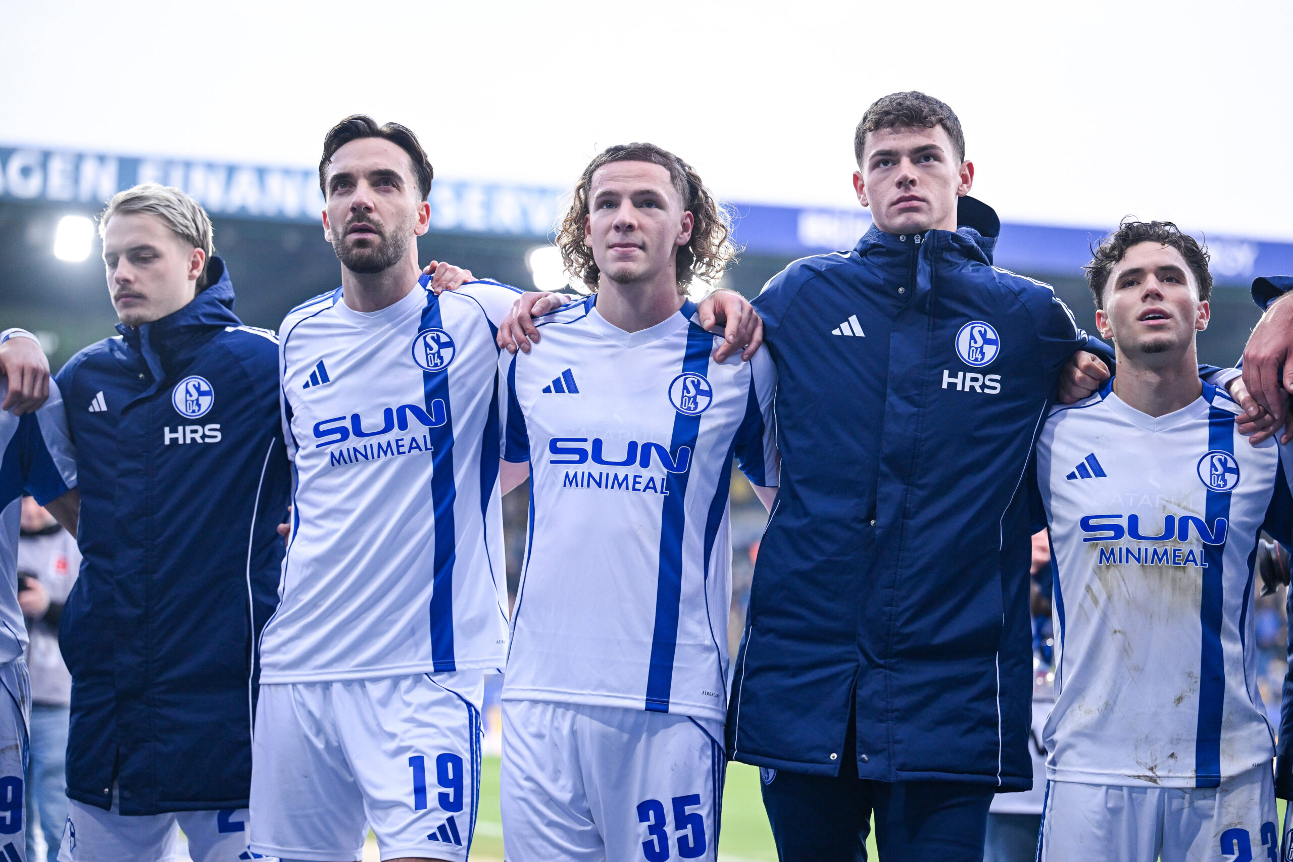 Finn Porath, Kenan Karaman, Mika Wallentowitz, Luca Podlech und Soufiane El-Faouzi