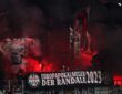 Fans Eintracht Frankfurt Pyro Veltins-Arena