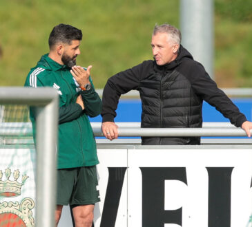 Miron Muslic und Frank Baumann