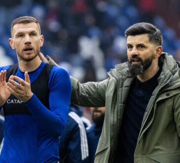 Edin Dzeko und Miron Muslic