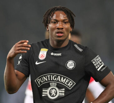 Austrian Bundesliga - SK Sturm Graz vs WSG Tirol, 03.12.2025 GRAZ,AUSTRIA,03.DEC.25 - SOCCER - ADMIRAL Bundesliga, SK Sturm Graz vs WSG Tirol. The image shows Seedy Jatta STU. *** Austrian Bundesliga SK Sturm Graz vs WSG Tirol, 03 12 2025 GRAZ,AUSTRIA,03 DEC 25 SOCCER ADMIRAL Bundesliga, SK Sturm Graz vs WSG Tirol The image shows Seedy Jatta STU Copyright: xBEAUTIFULxSPORTS/Rainerx