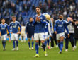 Kenan Karaman FC Schalke 04 schaut waehrend des Spiels der 2. Bundesliga zwischen FC Schalke 04 und SG Dynamo Dresden
